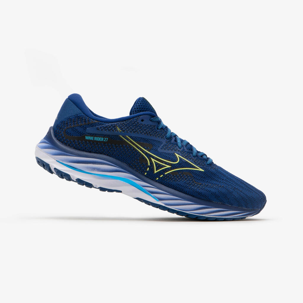 SS24 MIZUNO WAVE RIDER 27 MEN'S RUNNING SHOES BLUE